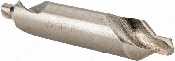 Keo - #5 Plain Cut 60° Incl Angle High Speed Steel Combo Drill & Countersink - Top Tool & Supply