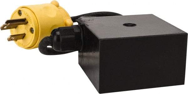 Mag-Mate - 2-1/2" Long, 16 Watts, 370 Lb Max Magnetic Pull Electromagnet - 1/4-20 Thread, 120 AC Output Voltage - Top Tool & Supply