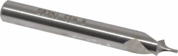 Walter-Titex - Metric Radius Cut 60° Incl Angle High Speed Steel Combo Drill & Countersink - Top Tool & Supply