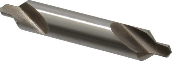 Interstate - #5 Plain Cut 82° Incl Angle High Speed Steel Combo Drill & Countersink - Top Tool & Supply