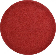 3M - Spray Buffing Pad - 13" Machine, Red Pad, Polyester - Top Tool & Supply