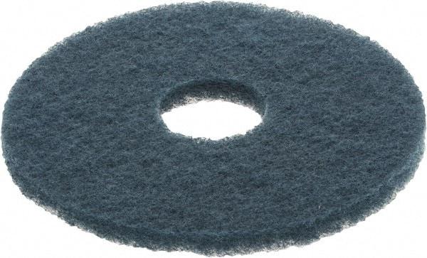 3M - Scrubbing Pad - 13" Machine, Blue Pad, Nylon & Polyester - Top Tool & Supply