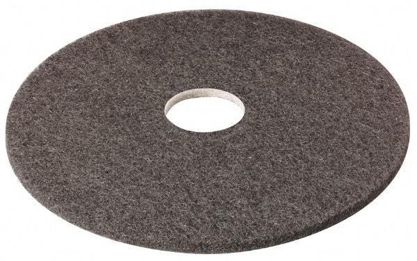 3M - Stripping Pad - 17" Machine, Black Pad, Nylon & Polyester - Top Tool & Supply