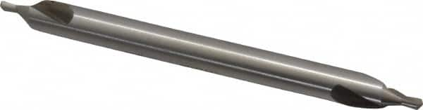 Interstate - #4 Plain Cut 60° Incl Angle High Speed Steel Combo Drill & Countersink - Top Tool & Supply