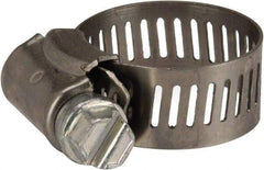 Parker - 0.44 to 1" Diam, Stainless Steel Worm Drive Clamp - Top Tool & Supply