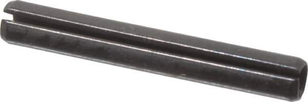 Value Collection - 2mm Diam x 16mm Long Slotted Spring Pin - Grade 1070-1080 Steel, Plain Finish - Top Tool & Supply