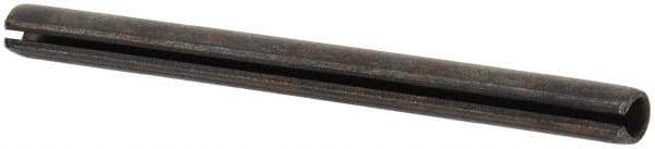 Value Collection - 2mm Diam x 26mm Long Slotted Spring Pin - Grade 1070-1080 Steel, Plain Finish - Top Tool & Supply