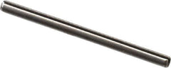 Value Collection - 2mm Diam x 30mm Long Slotted Spring Pin - Grade 1070-1080 Steel, Plain Finish - Top Tool & Supply