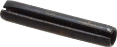 Value Collection - 2.5mm Diam x 14mm Long Slotted Spring Pin - Grade 1070-1080 Steel, Plain Finish - Top Tool & Supply