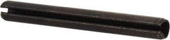 Value Collection - 2.5mm Diam x 22mm Long Slotted Spring Pin - Grade 1070-1080 Steel, Plain Finish - Top Tool & Supply