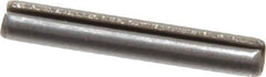 Value Collection - 3mm Diam x 20mm Long Slotted Spring Pin - Grade 1070-1080 Steel, Plain Finish - Top Tool & Supply