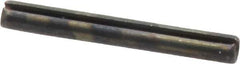 Value Collection - 3mm Diam x 24mm Long Slotted Spring Pin - Grade 1070-1080 Steel, Plain Finish - Top Tool & Supply