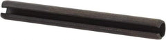 Value Collection - 3.5mm Diam x 32mm Long Slotted Spring Pin - Grade 1070-1080 Steel, Plain Finish - Top Tool & Supply