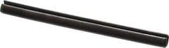 Value Collection - 4mm Diam x 50mm Long Slotted Spring Pin - Grade 1070-1080 Steel, Plain Finish - Top Tool & Supply