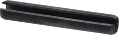 Value Collection - 8mm Diam x 50mm Long Slotted Spring Pin - Grade 1070-1080 Steel, Plain Finish - Top Tool & Supply