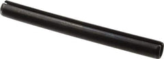 Value Collection - 10mm Diam x 100mm Long Slotted Spring Pin - Grade 1070-1080 Steel, Plain Finish - Top Tool & Supply