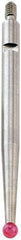 Starrett - 0.8mm Ball Diam, Carbide, Ball Test Indicator Contact Point - 1-5/16" Contact Point Length, Use with Starrett 811 & 811M Dial Test Indicators - Top Tool & Supply