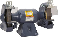 Baldor - 10" Wheel Diam x 1" Wheel Width, 1 hp Grinder - 7/8" Arbor Hole Diam, 1 Phase, 1,800 Max RPM, 115/230 Volts - Top Tool & Supply