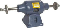 Baldor - 10" Wheel Diam x 1-1/4" Wheel Width, 1-1/2 hp Buffer - 7/8" Arbor Hole Diam, 1 Phase, 3,600 Max RPM, 115/230 Volts - Top Tool & Supply