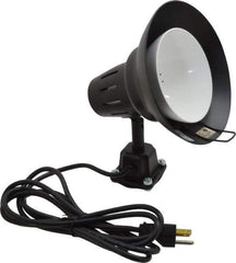 Electrix - Direct Mounted, Incandescent, Black, General Purpose Task Light - 100 Watt, 120 Volt, Nonmagnifying - Top Tool & Supply