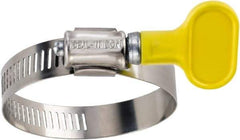 IDEAL TRIDON - SAE Size 48, 2-1/2 to 3-1/2" Diam, Stainless Steel Turn-Key Worm Drive Clamp - 1/2" Wide, Material Grade 201, Series 5Y - Top Tool & Supply