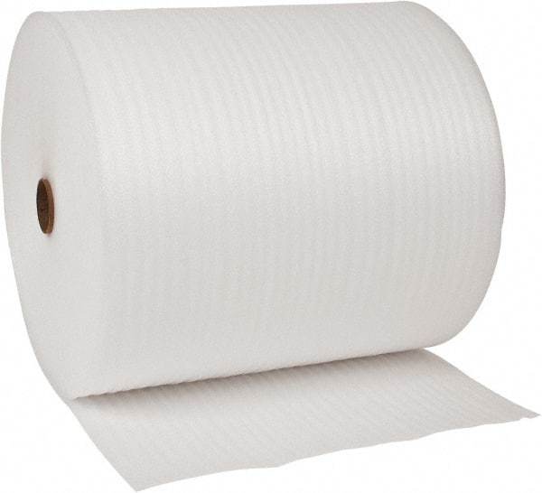 Value Collection - 625' Long x 24" Wide x 1/16" Thick, Polyethylene Foam - White - Top Tool & Supply