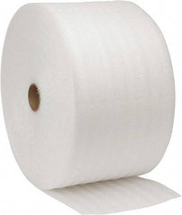 Value Collection - 375' Long x 12" Wide x 3/32" Thick, Polyethylene Foam - White - Top Tool & Supply