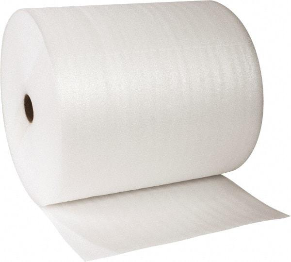 Value Collection - 375' Long x 24" Wide x 3/32" Thick, Polyethylene Foam - White - Top Tool & Supply