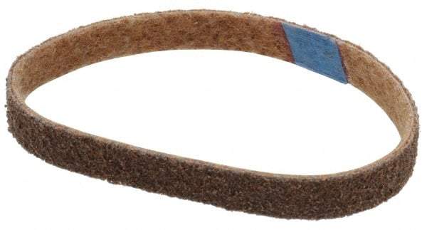 Brite Star - 3/4" Wide x 18" OAL, Aluminum Oxide Abrasive Belt - Aluminum Oxide, Coarse, Nonwoven, Series SC-BS - Top Tool & Supply