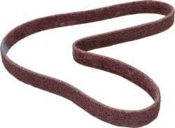 Brite Star - 1" Wide x 42" OAL, Aluminum Oxide Abrasive Belt - Aluminum Oxide, Medium, Nonwoven, Series SC-BS - Top Tool & Supply