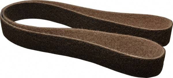 Brite Star - 2" Wide x 72" OAL, Aluminum Oxide Abrasive Belt - Aluminum Oxide, Coarse, Nonwoven, Series SC-LS - Top Tool & Supply