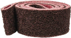 Brite Star - 2" Wide x 72" OAL, Aluminum Oxide Abrasive Belt - Aluminum Oxide, Medium, Nonwoven, Series SC-LS - Top Tool & Supply