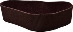 Brite Star - 4" Wide x 36" OAL, Aluminum Oxide Abrasive Belt - Aluminum Oxide, Medium, Nonwoven, Series SC-BS - Top Tool & Supply