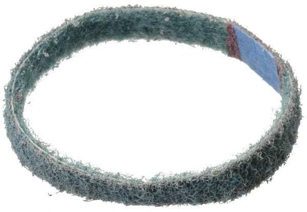 Brite Star - 1/2" Wide x 12" OAL, Aluminum Oxide Abrasive Belt - Aluminum Oxide, Very Fine, Nonwoven, Series SC-BS - Top Tool & Supply