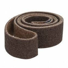 Brite Star - 2" Wide x 72" OAL, Aluminum Oxide Abrasive Belt - Aluminum Oxide, Coarse, Nonwoven, Series SC-BS - Top Tool & Supply