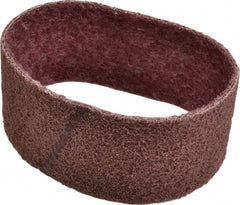 Brite Star - 3" Wide x 18" OAL, Aluminum Oxide Abrasive Belt - Aluminum Oxide, Medium, Nonwoven, Series SC-BS - Top Tool & Supply