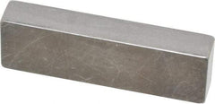 Mitutoyo - 0.2" Rectangular Steel Gage Block - Accuracy Grade AS-1, Includes Certificate of Inspection - Top Tool & Supply