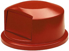 Rubbermaid - Round Lid for Use with 44 Gal Round Trash Cans - Red, Polyethylene, For 2643 Brute Trash Cans - Top Tool & Supply