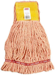 Rubbermaid - 5" Yellow Head Band, Small Blended Fiber Loop End Mop Head - 4 Ply, Use for General Purpose - Top Tool & Supply