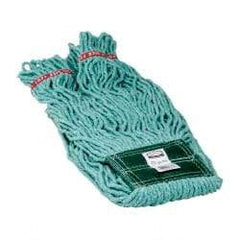 Rubbermaid - 5" Green Head Band, Medium Blended Fiber Loop End Mop Head - 4 Ply, Use for General Purpose - Top Tool & Supply