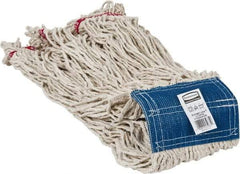 Rubbermaid - 5" Blue Head Band, X-Large Blended Fiber Loop End Mop Head - 4 Ply, Use for General Purpose - Top Tool & Supply