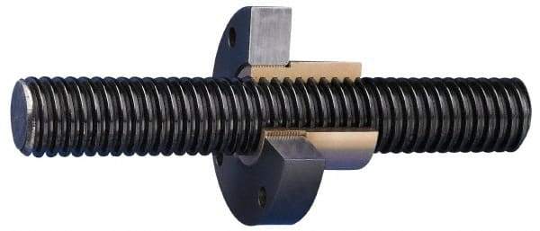 Keystone Threaded Products - 3/4-10 Acme, 6' Long, Alloy Steel Precision Acme Threaded Rod - Left Hand Thread, 2C Fit - Top Tool & Supply