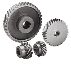 Boston Gear - 20 Pitch, 1-1/2" Pitch Diam, 1.571" OD, 30 Tooth Helical Gear - 3/8" Face Width, 3/4" Bore Diam, 14.5° Pressure Angle, Steel - Top Tool & Supply