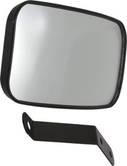 PRO-SAFE - Indoor & Outdoor Rectangular Vehicle/Utility Safety, Traffic & Inspection Mirrors - Glass Lens, 4" High - Top Tool & Supply