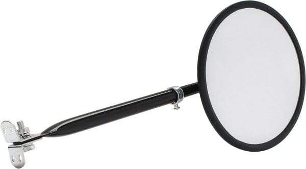 PRO-SAFE - Outdoor Round Vehicle/Utility Safety, Traffic & Inspection Mirrors - Glass Lens, 8" Diam - Top Tool & Supply