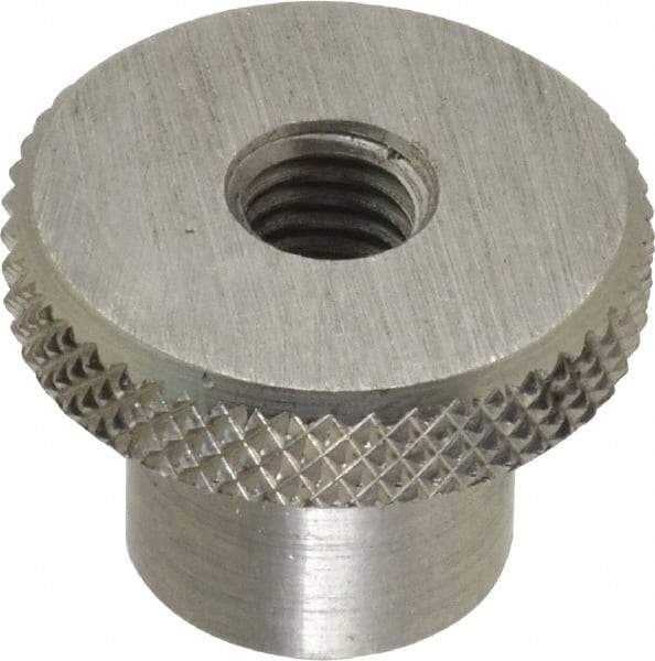 Gibraltar - 25.4mm Head, Knurled Knob - Tapped Thru, Stainless Steel - Top Tool & Supply