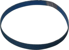 Norton - 3/8" Wide x 13" OAL, 60 Grit, Zirconia Alumina Abrasive Belt - Zirconia Alumina, Medium, Coated, X Weighted Cloth Backing, Series R823 - Top Tool & Supply