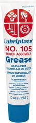 Lubriplate - 10 oz Tube Zinc Oxide General Purpose Grease - White, 150°F Max Temp, NLGIG 0, - Top Tool & Supply