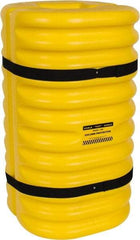 Eagle - 24" Wide x 24" Deep x 42" High, High Density Polyethylene Column Protector - Fits 8" Columns, Yellow - Top Tool & Supply