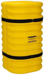 Eagle - 24" Wide x 24" Deep x 42" High, High Density Polyethylene Column Protector - Fits 10" Columns, Yellow - Top Tool & Supply